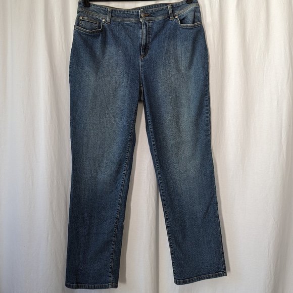 Chicos Denim Cropped Jeans Size 25 - Picture 1 of 10
